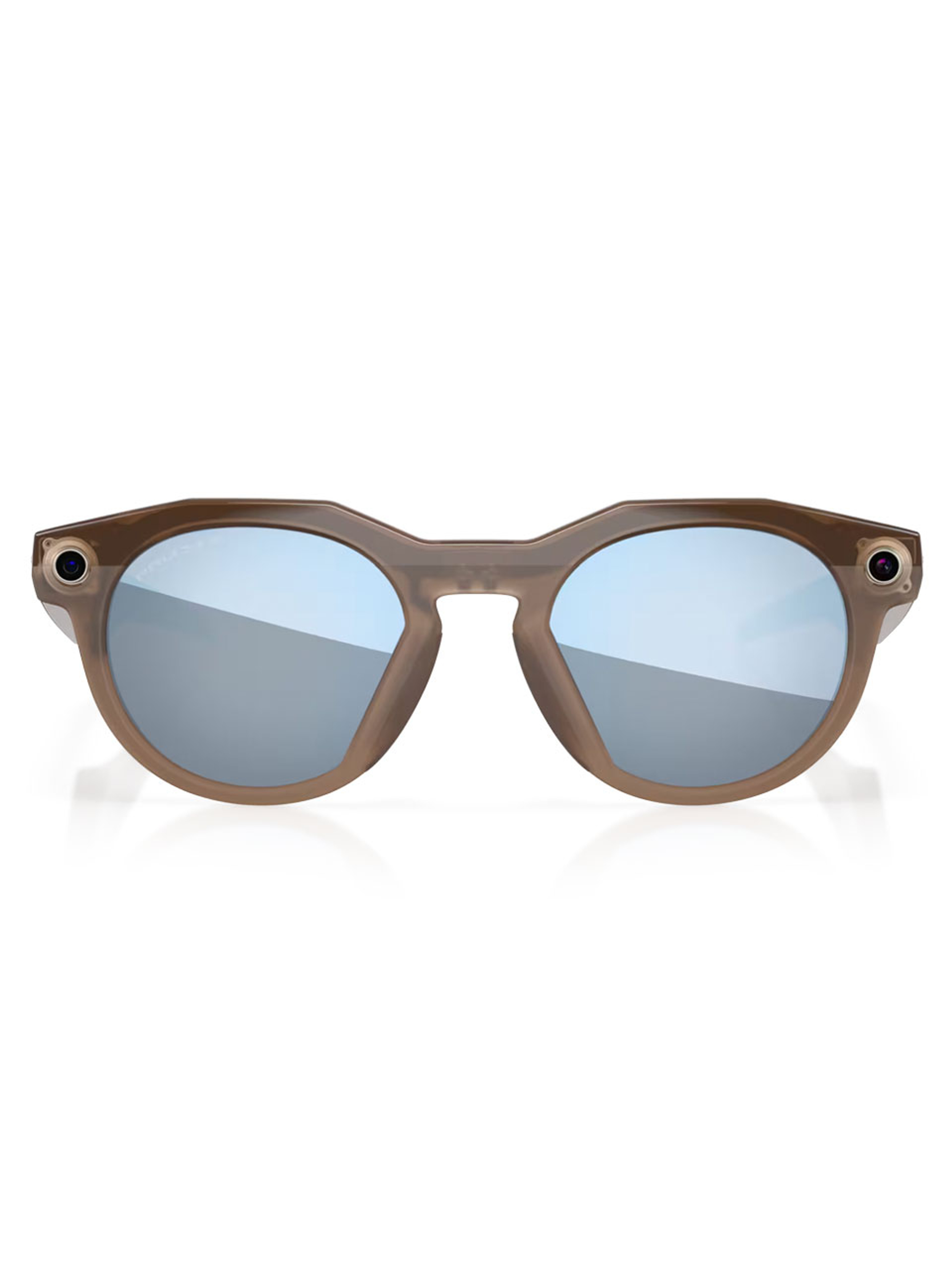 Oakley Meta HSTN Sunglasses - Brown Smoke w/ Prizm Deep Water Polarised