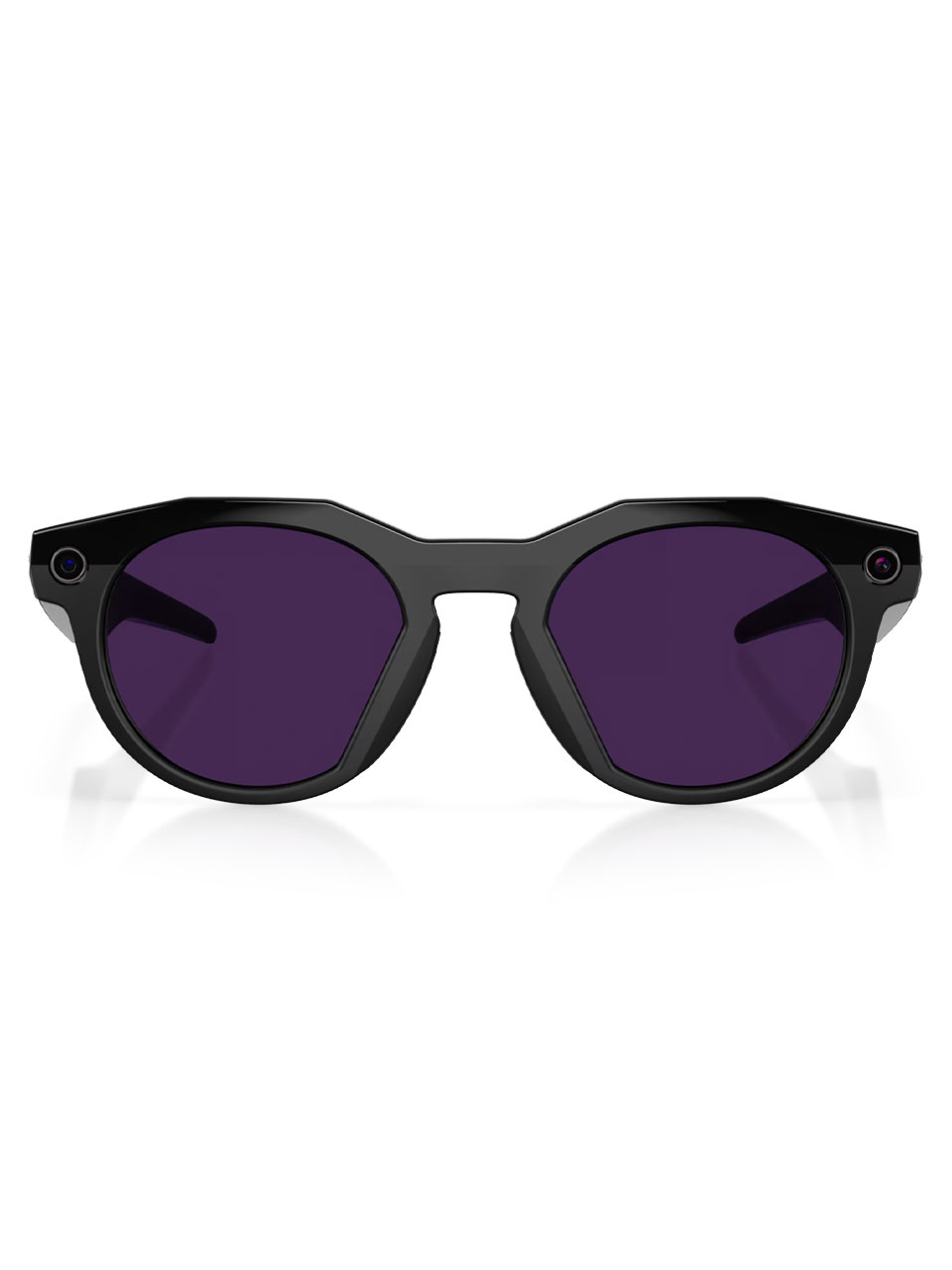 Oakley Meta HSTN Sunglasses - Black w/ Transitions Amethyst