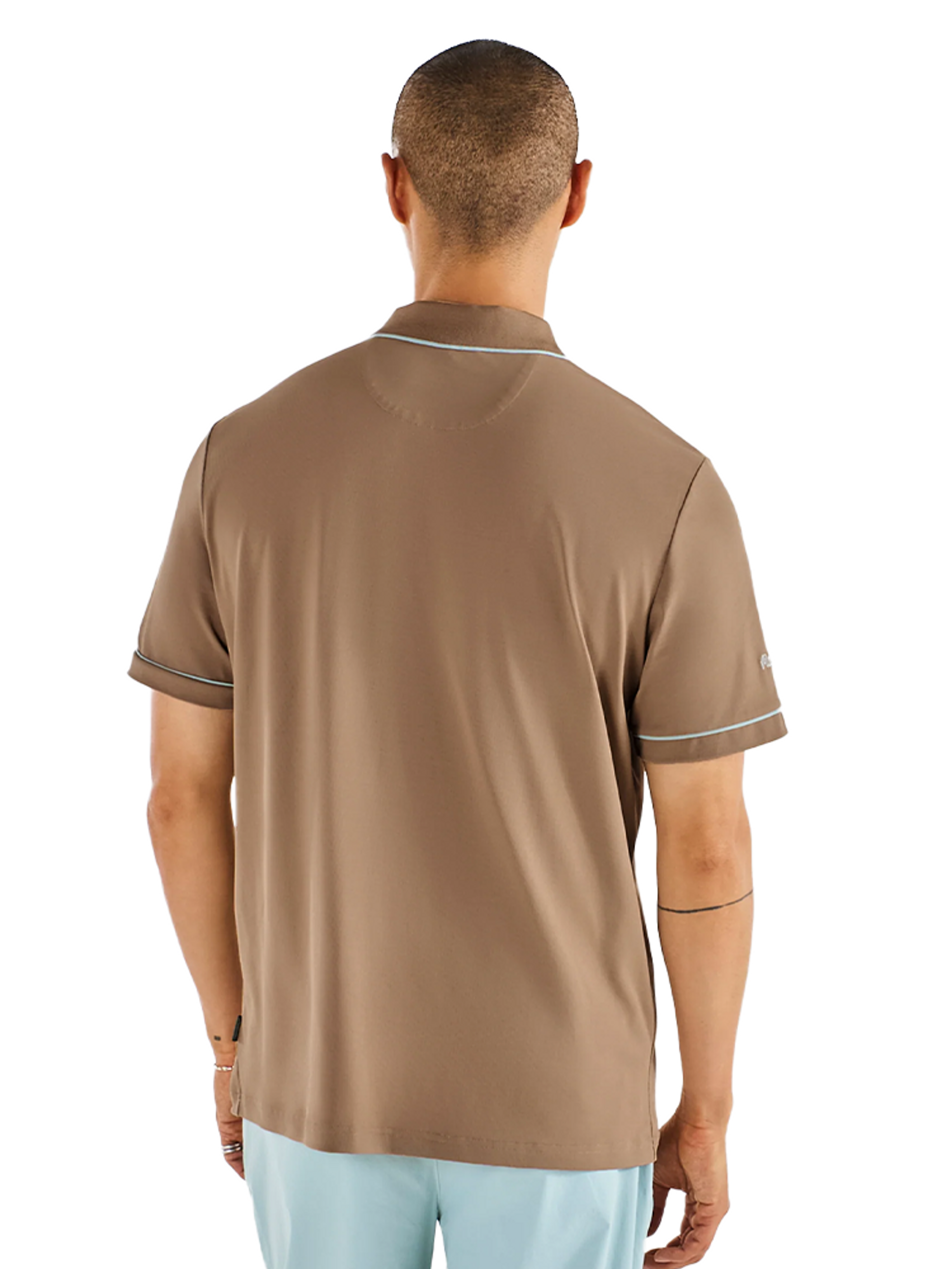 Malbon Dove Performance Pique Polo - Hawk