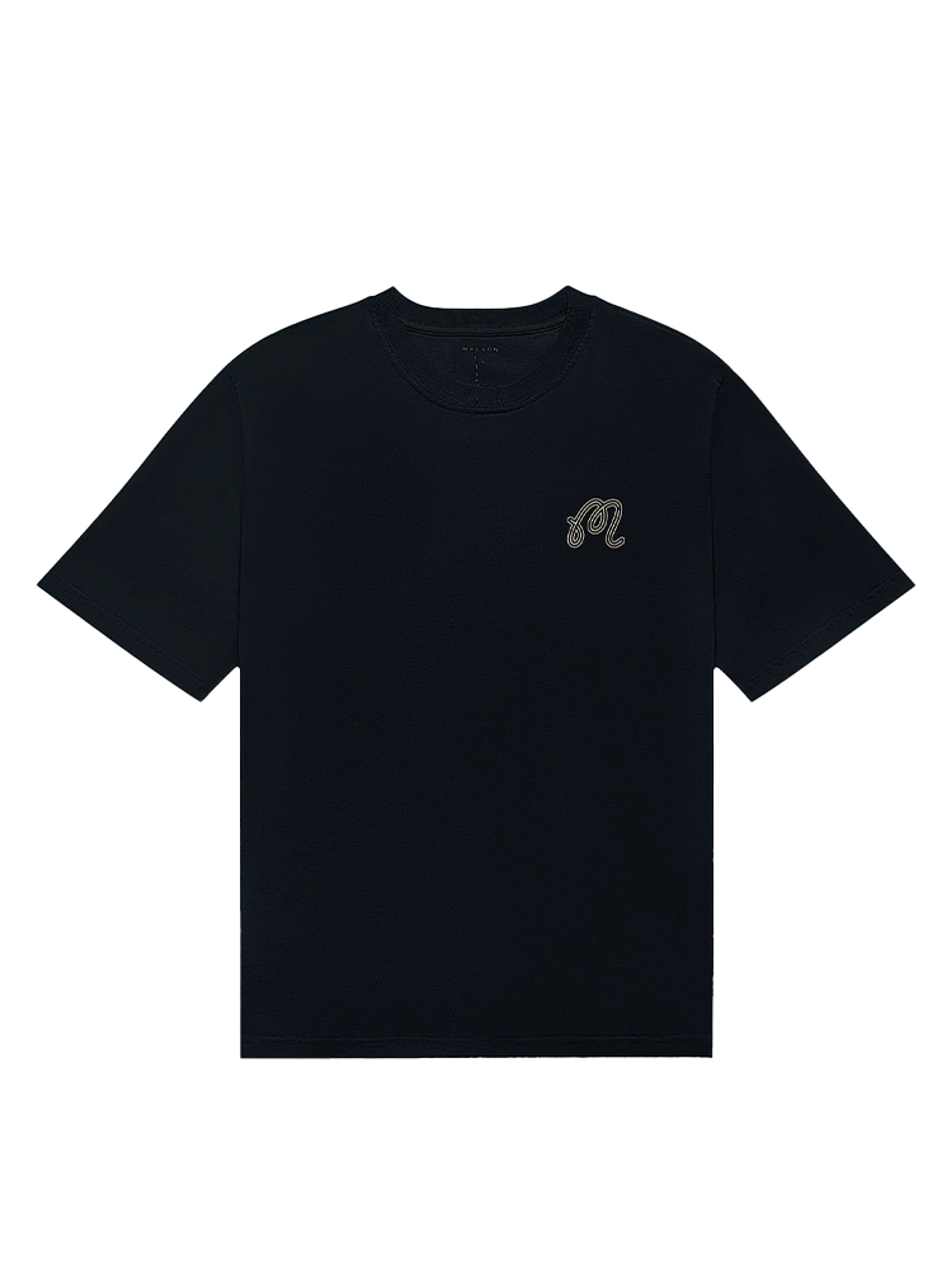 Malbon Bermuda Hawk and Dove Tee - Black