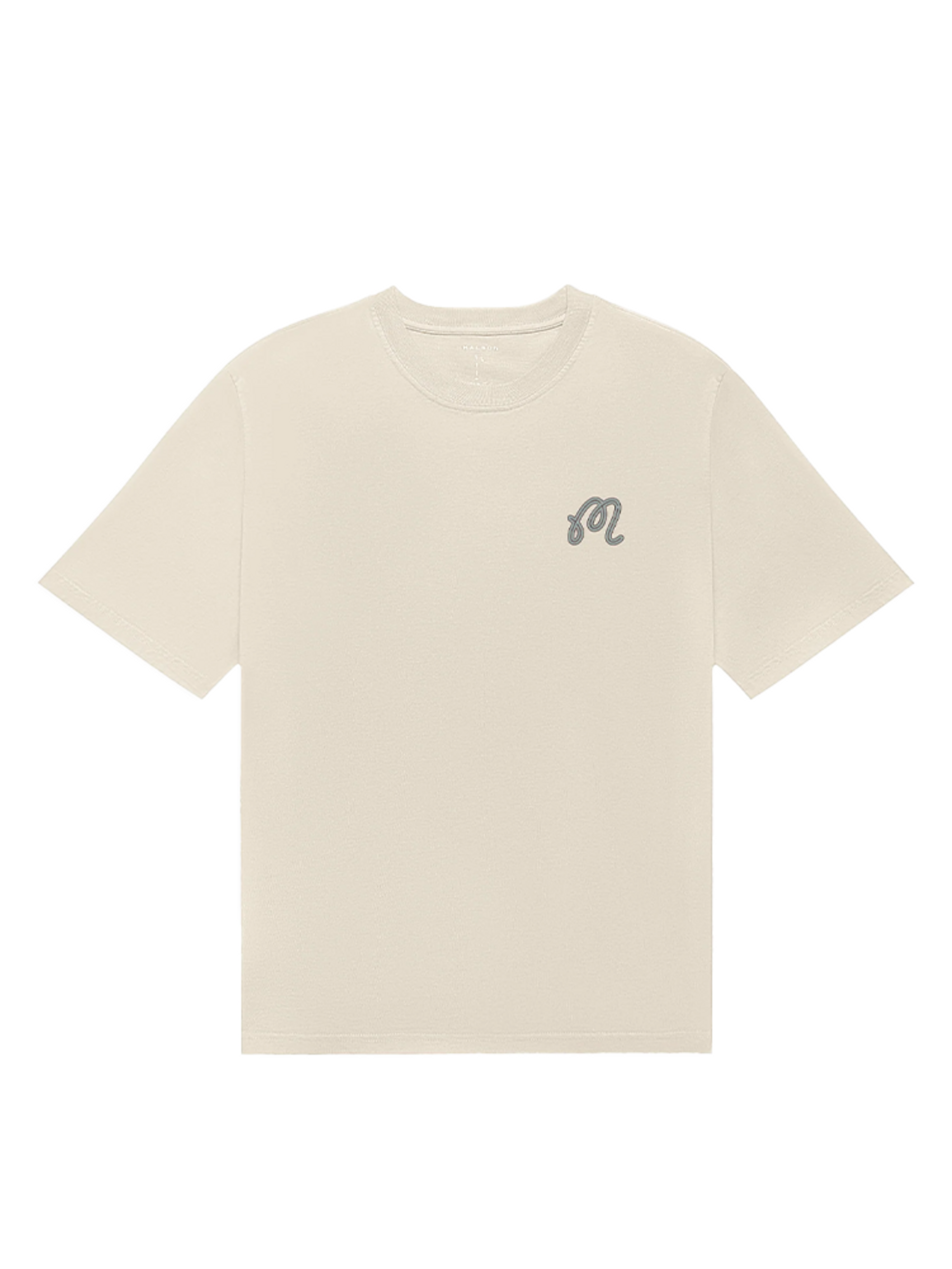 Malbon Bermuda Hawk and Dove Tee - Dove Grey