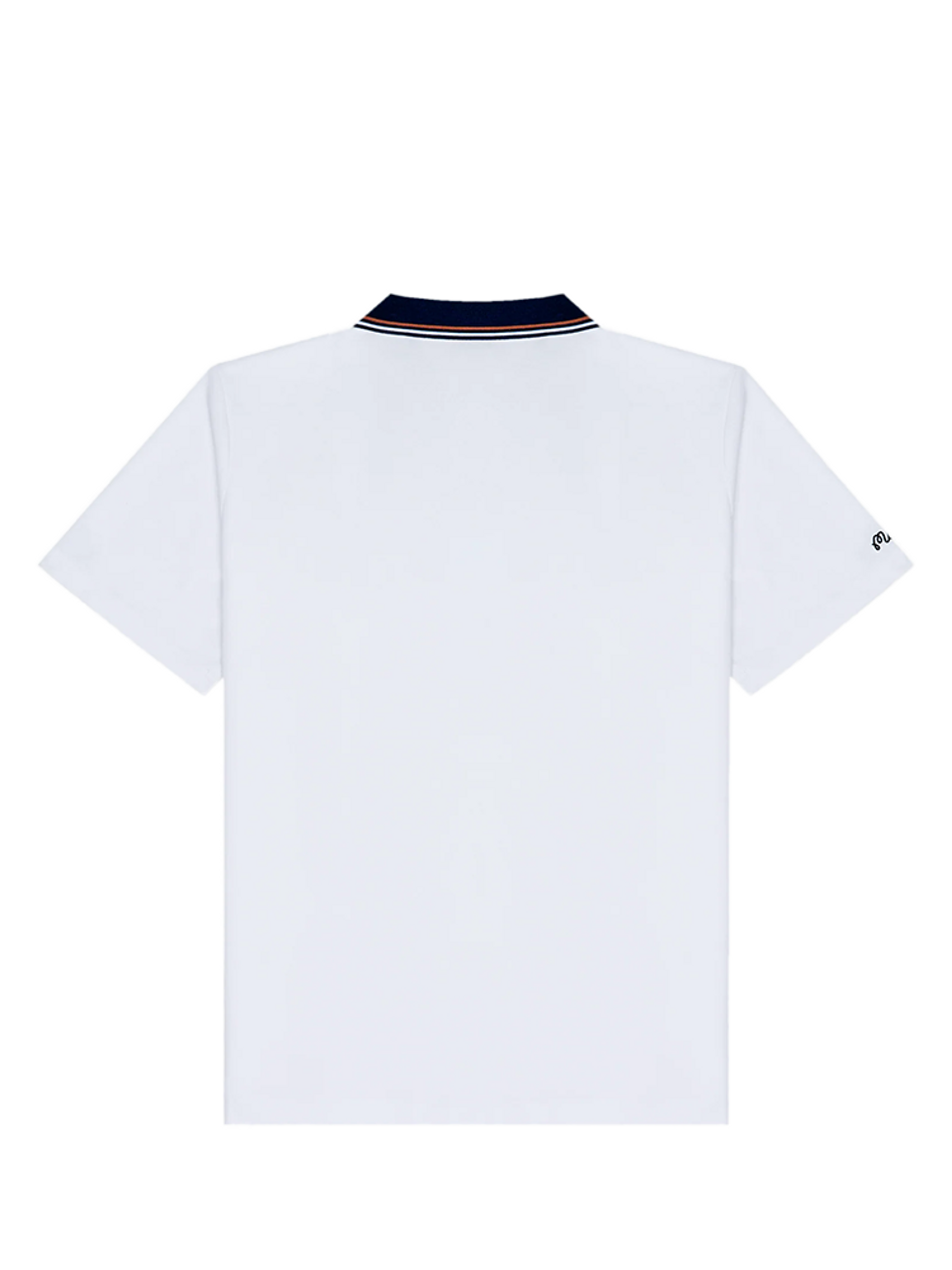 Malbon Fairway Oakwood Polo - White