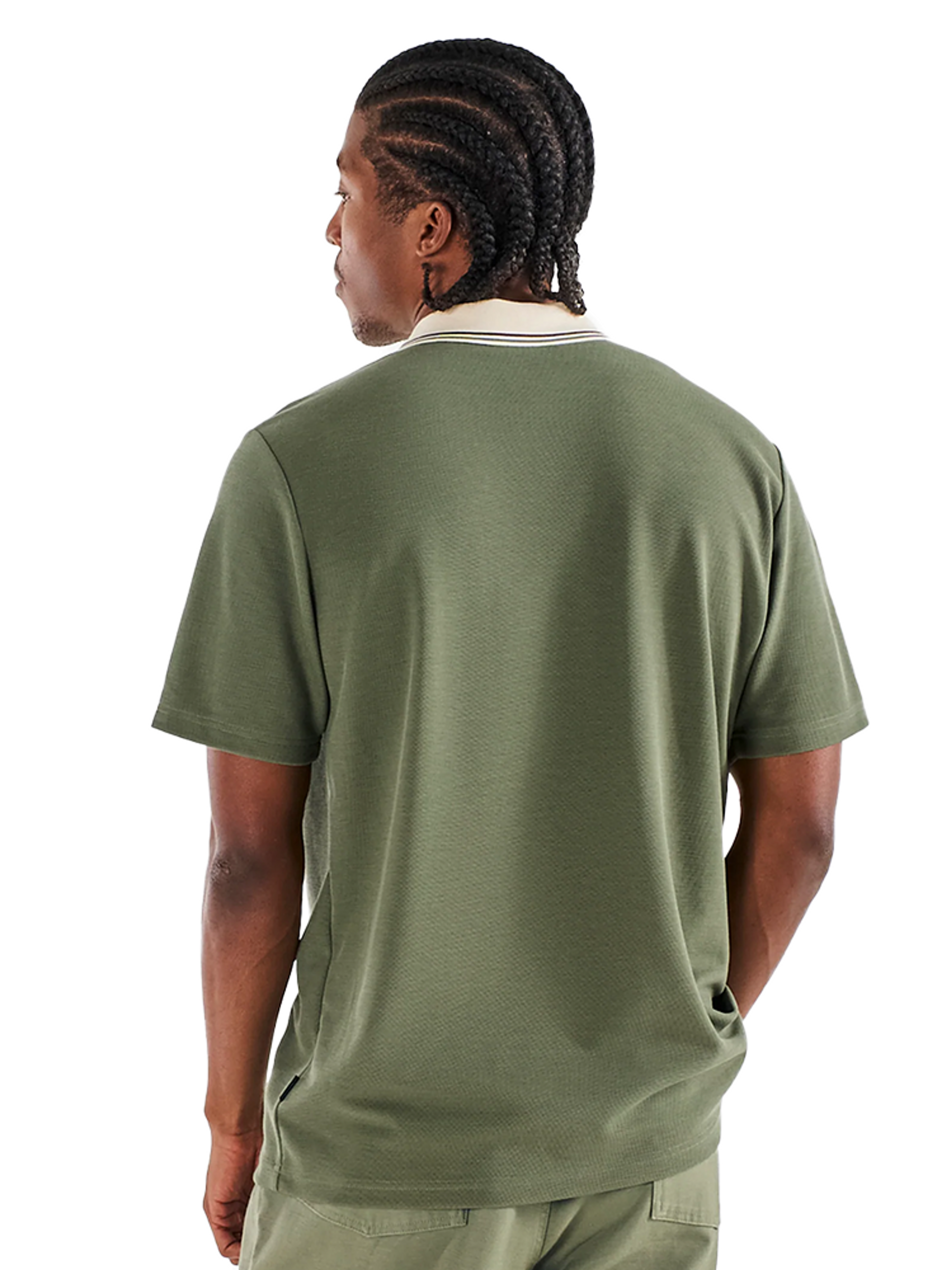 Malbon Fairway Oakwood Polo - Olivine