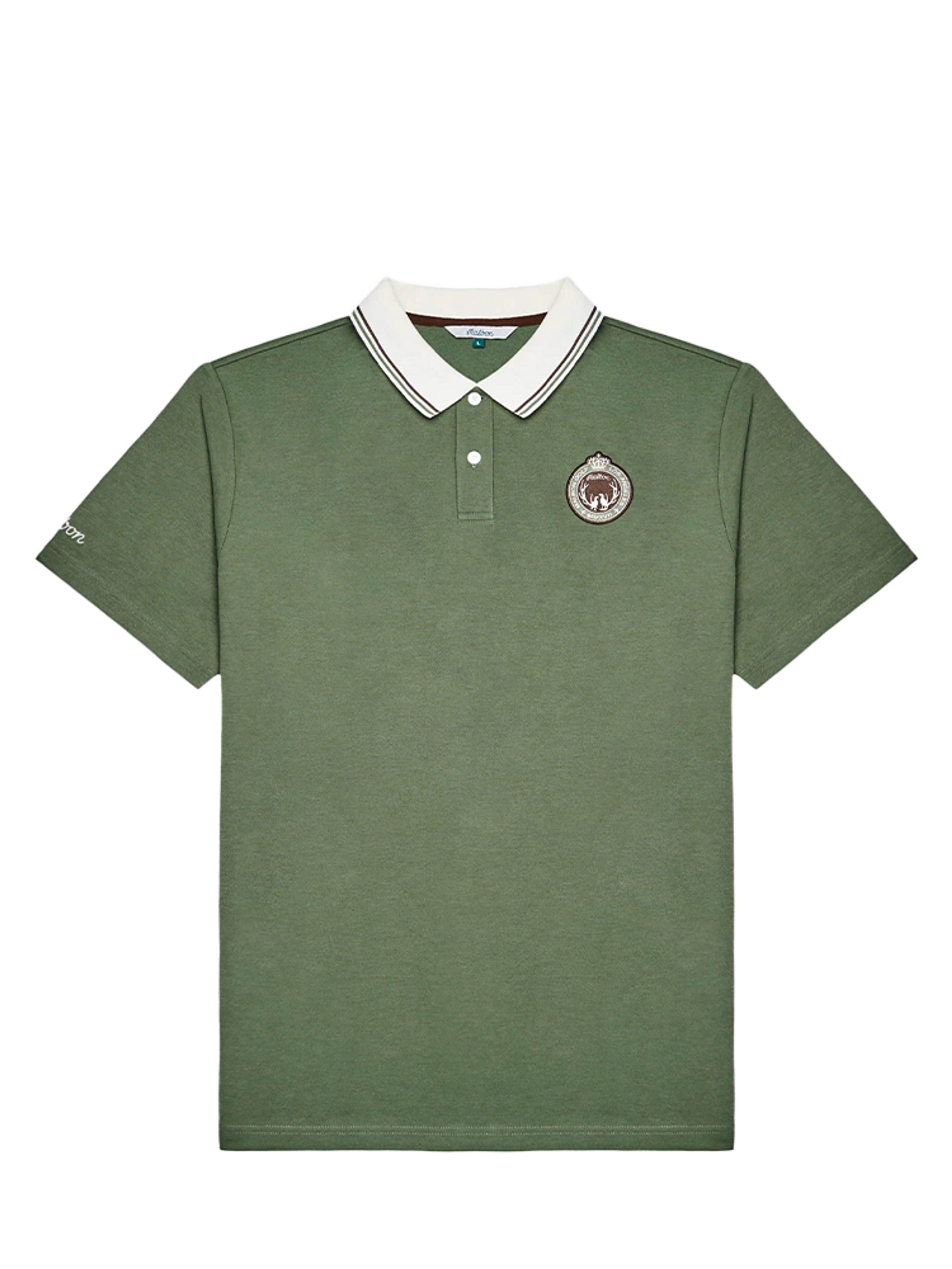 Malbon Fairway Oakwood Polo - Olivine