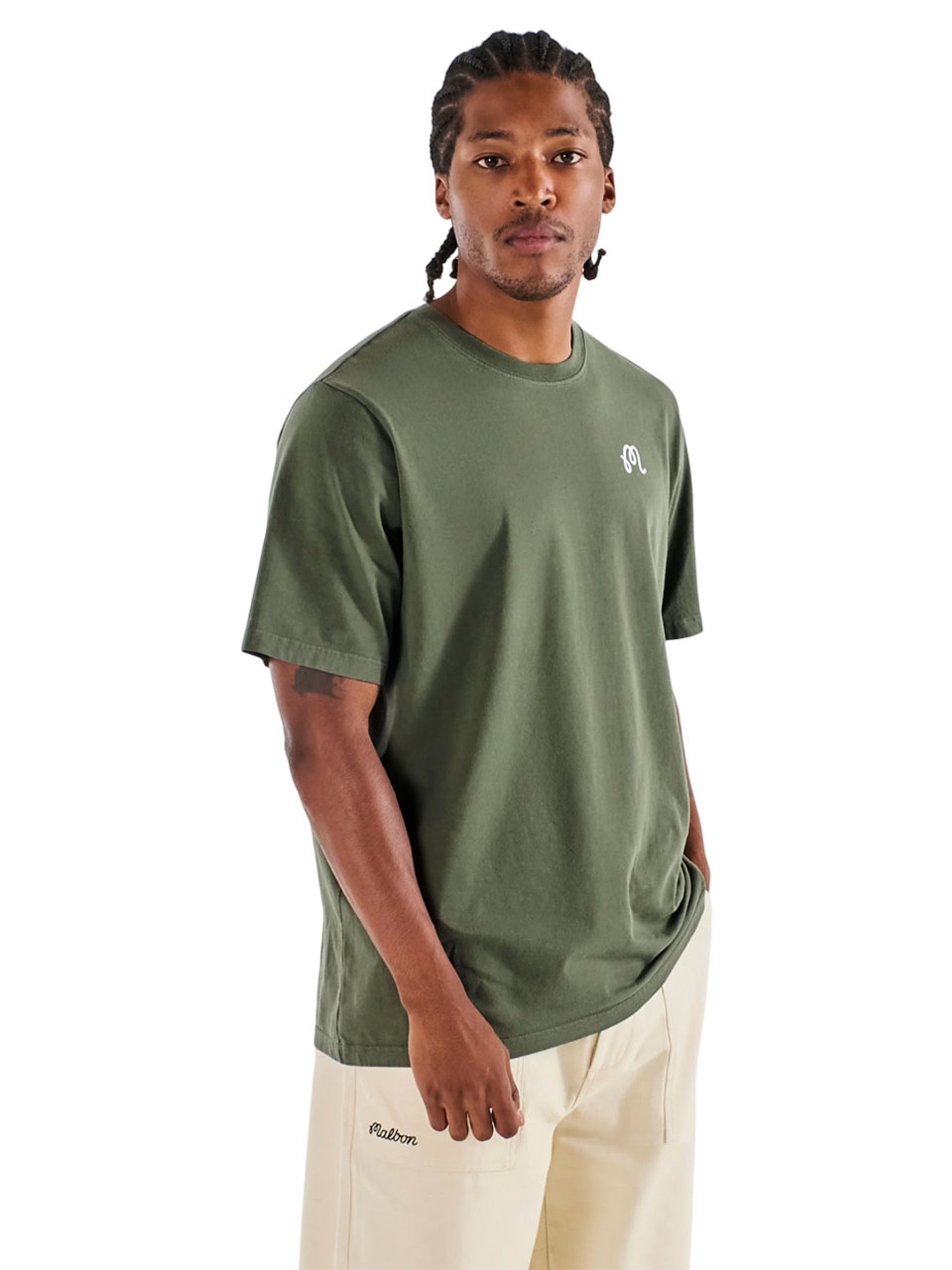 Malbon Oakwood Tee - Olivine