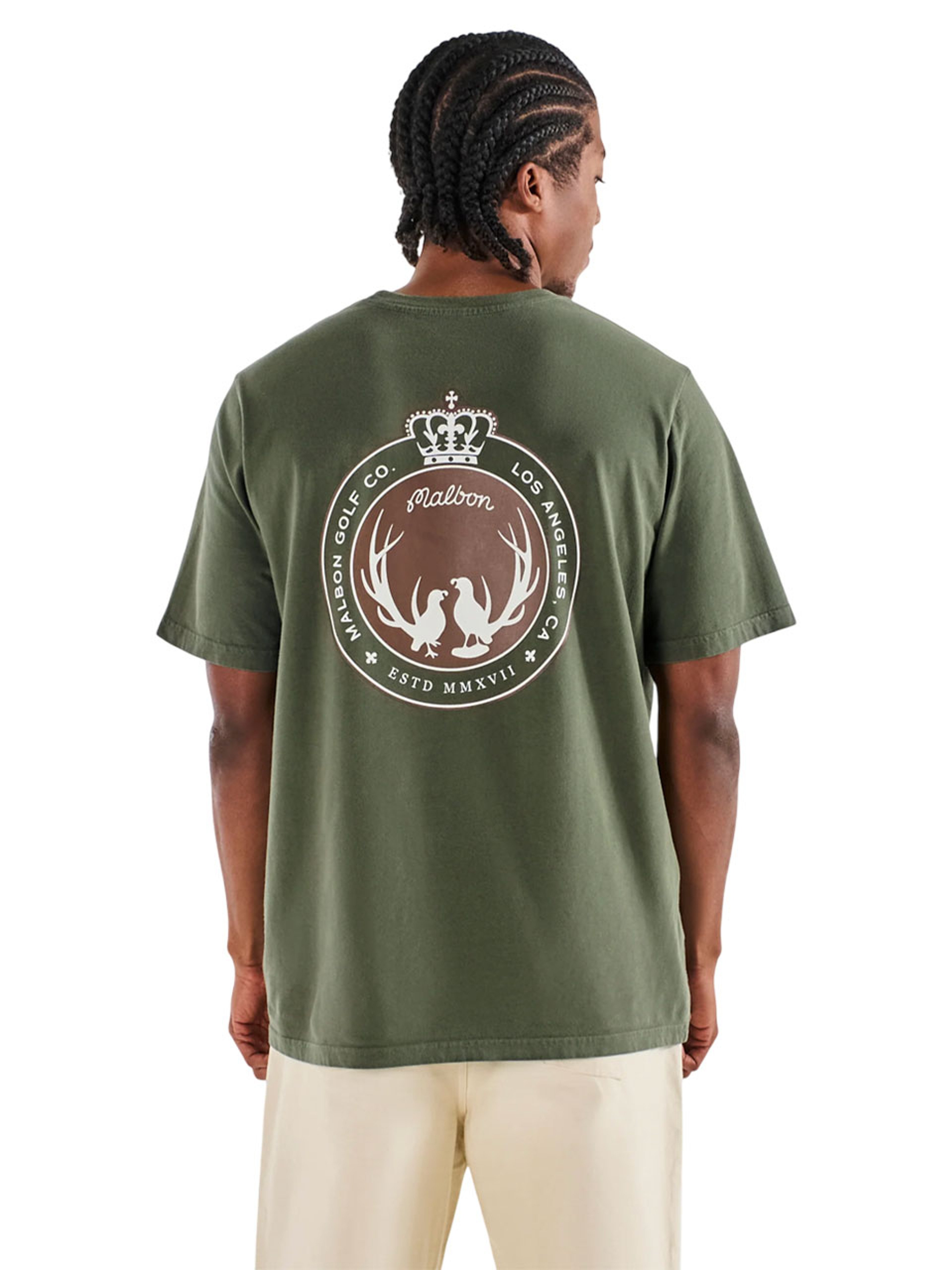 Malbon Oakwood Tee - Olivine