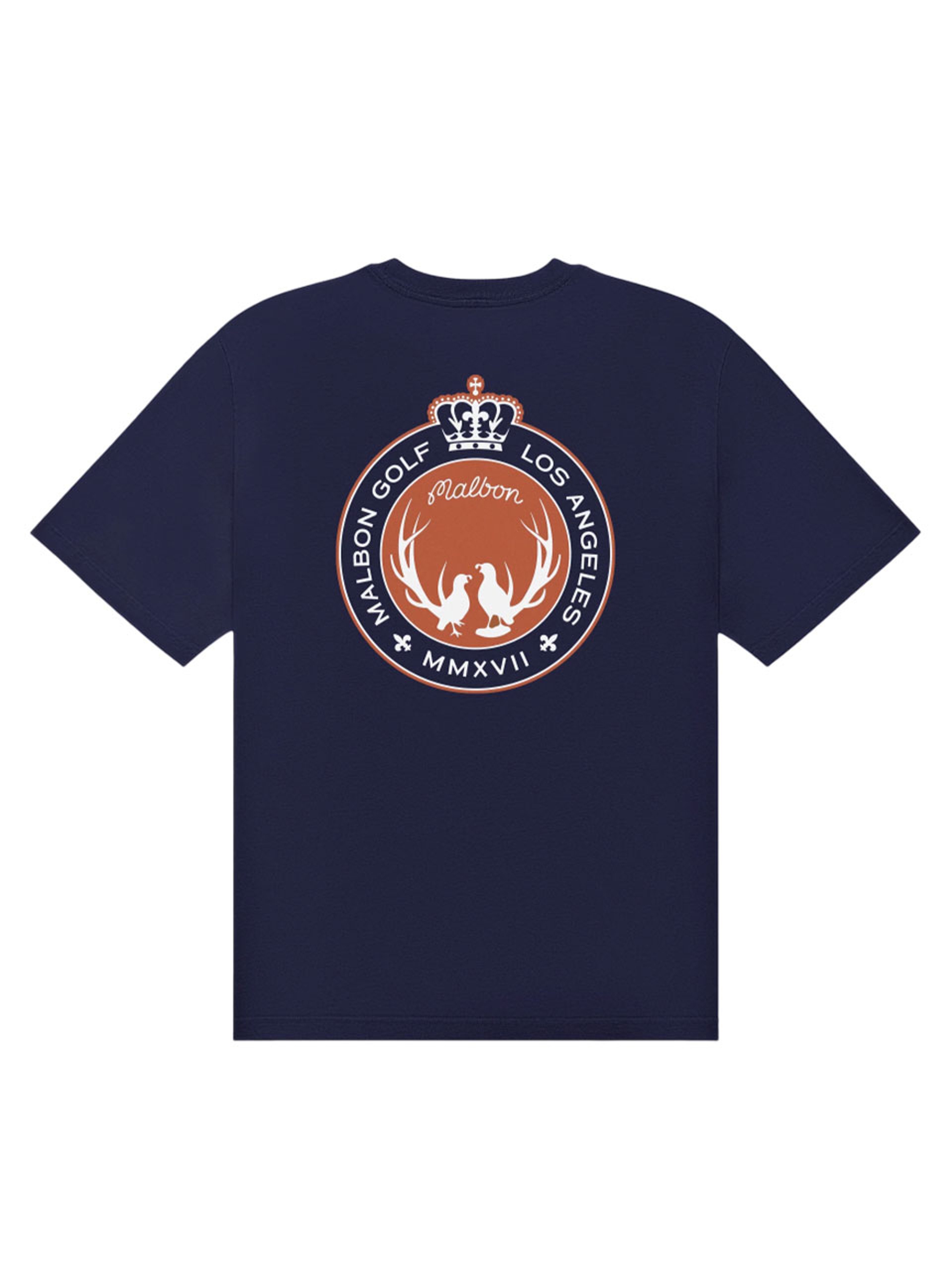 Malbon Oakwood Tee - Navy