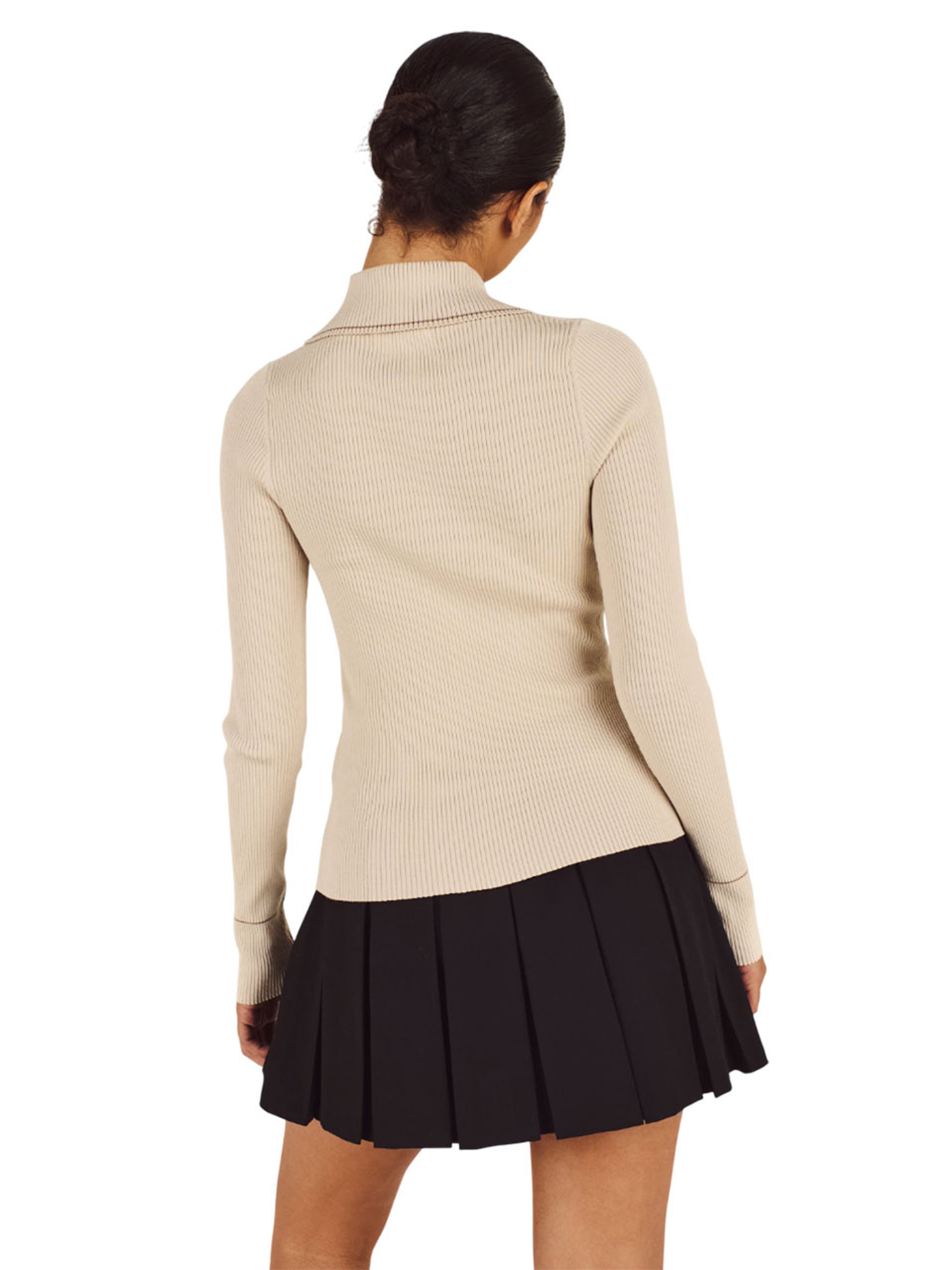 Malbon Womens Agatha Knit Polo - Dove Grey