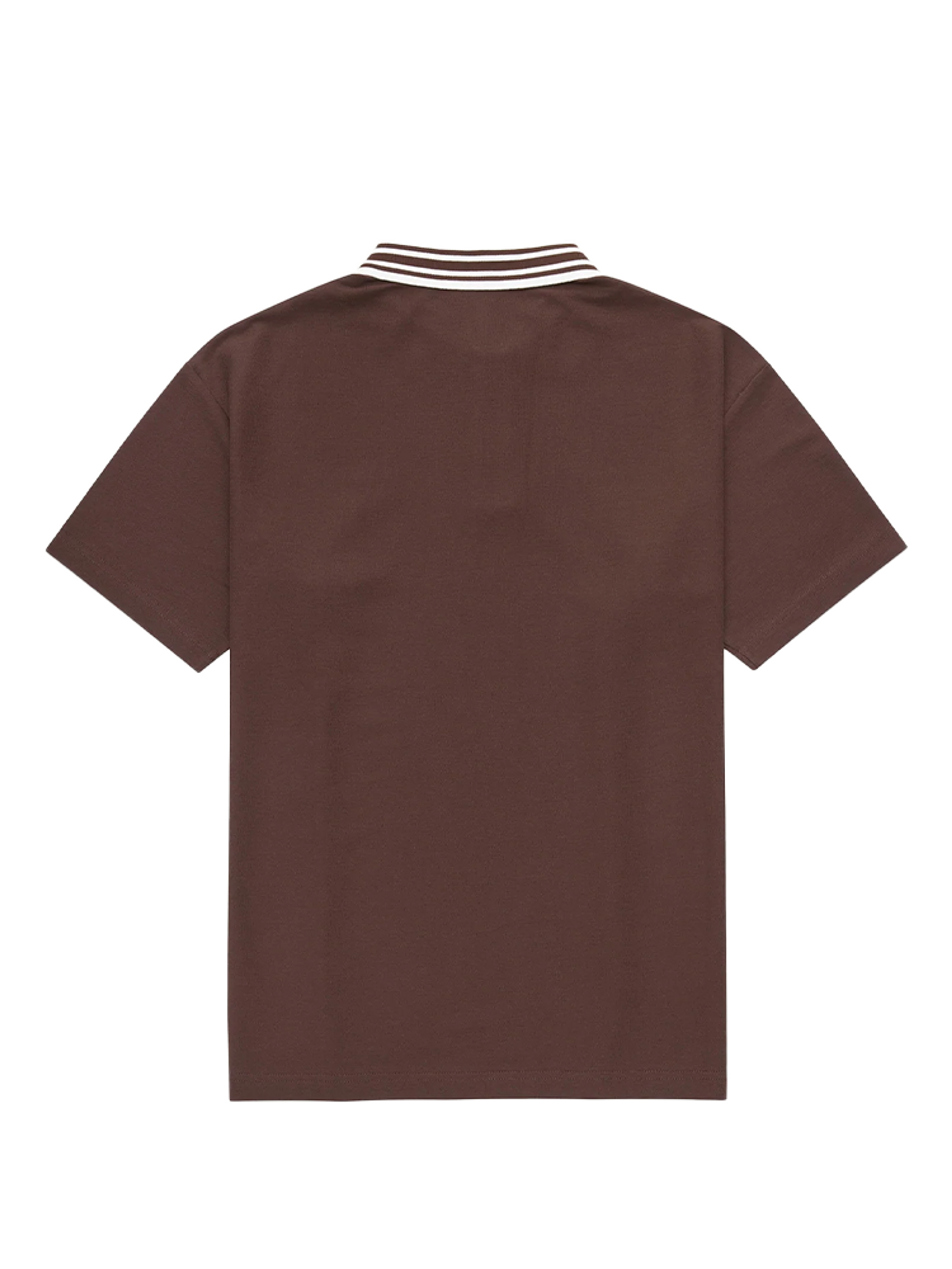 Walker Golf Things Kooka Two-Tone Polo - Chocolate/White