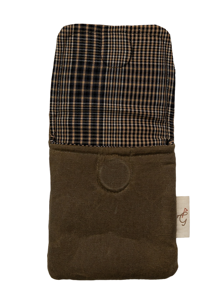 Mackem Golf Waxed Canvas Rangefinder Pouch - Olive