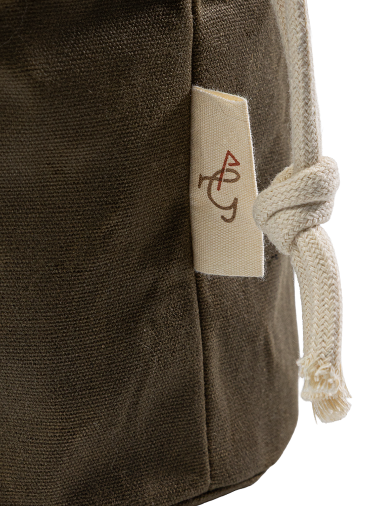 Mackem Golf Waxed Canvas Shag Bag - Olive