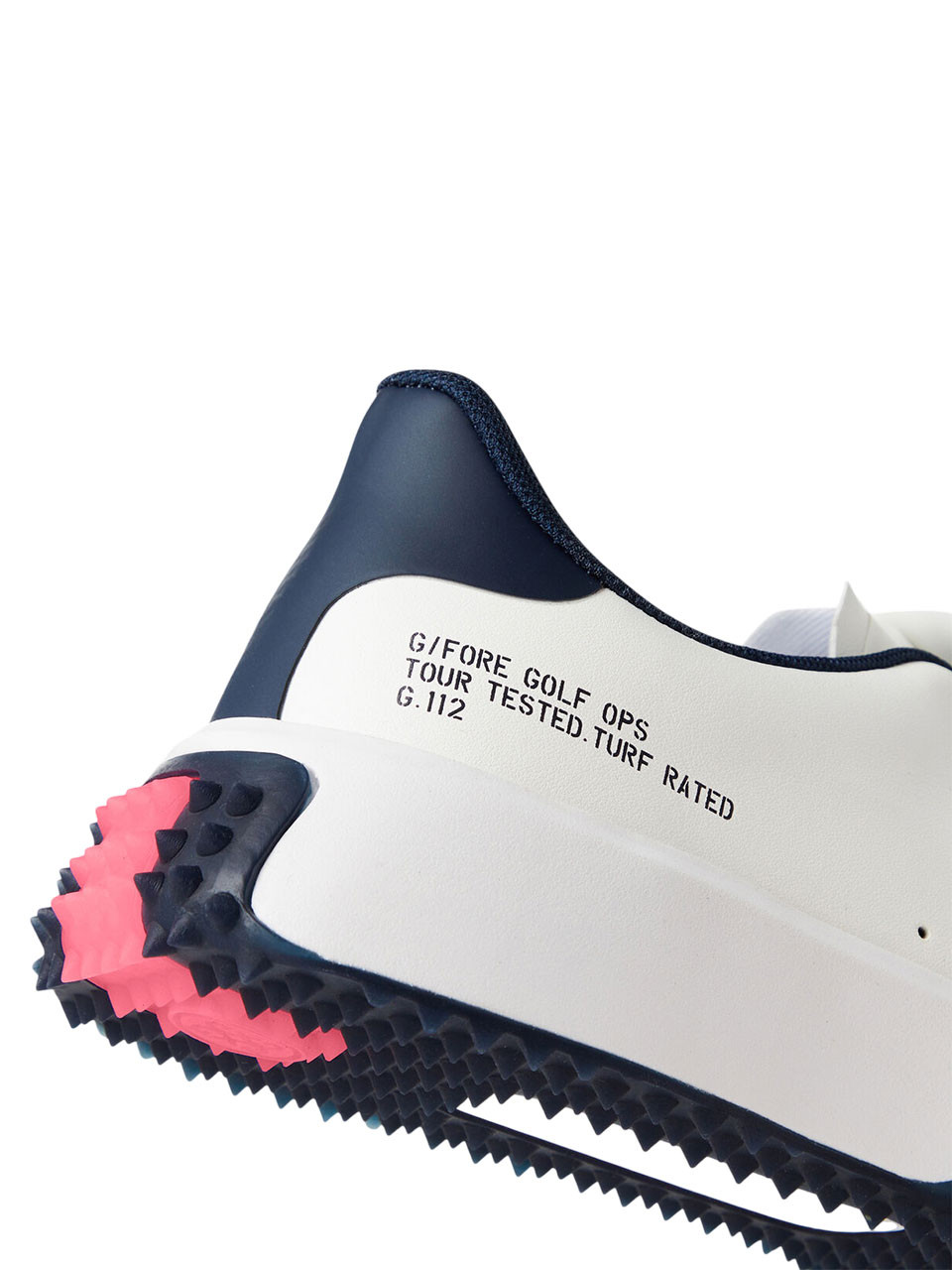 G/FORE Womens G.112 Kiltie Golf Shoes - Snow/Twilight