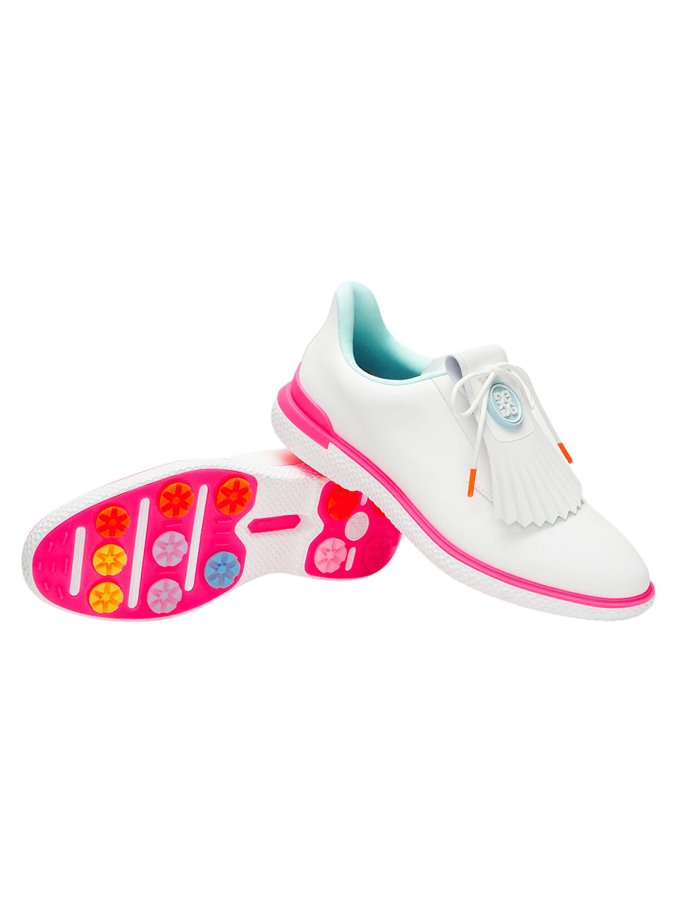 G/FORE Women's GALLIVAN2R Kiltie Golf Shoes - Snow/Multi