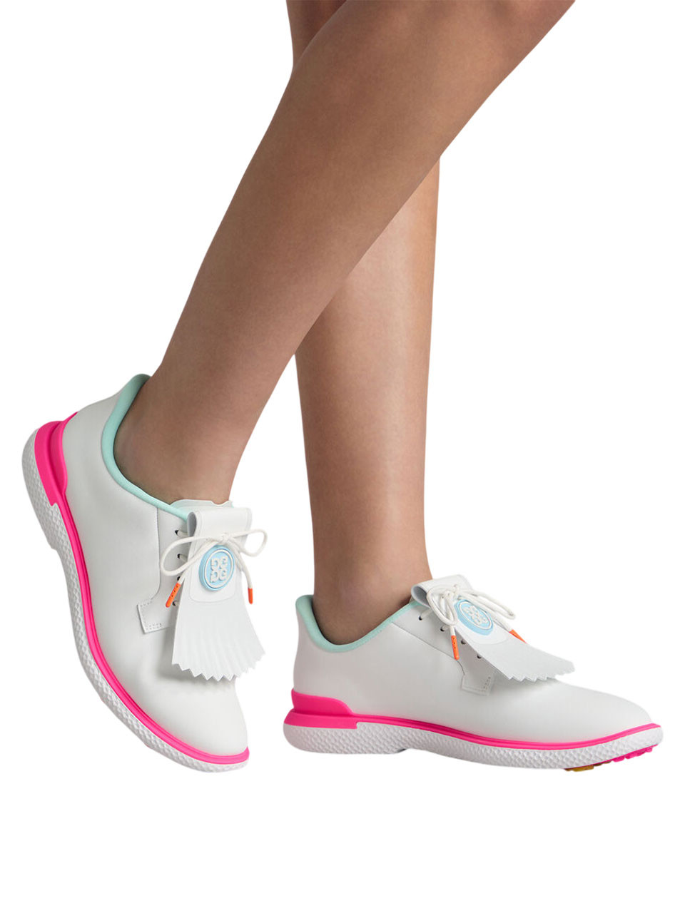 G/FORE Women's GALLIVAN2R Kiltie Golf Shoes - Snow/Multi