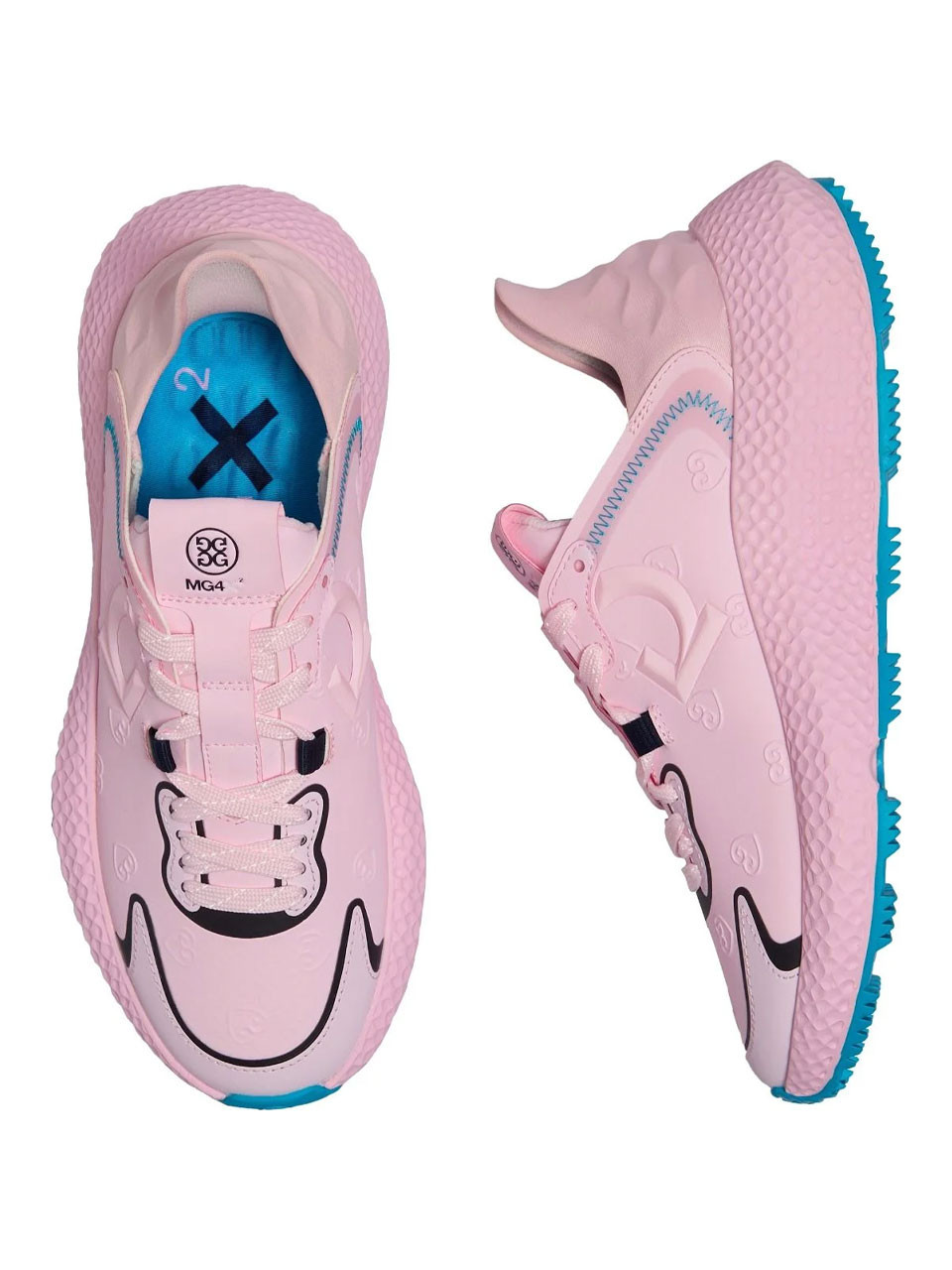 G/FORE Women's MG4X2 Heart G's Hybrid Cross Trainer - Blush/Venetian