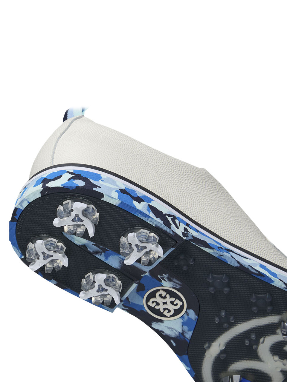 G/FORE GALLIVANTER G/Lock Leather Camo Sole Golf Shoes - Snow