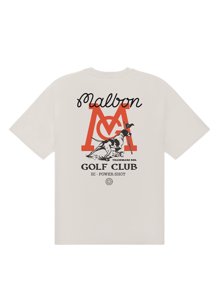 Malbon Bermuda Hi-Power Shot Tee - Ivory