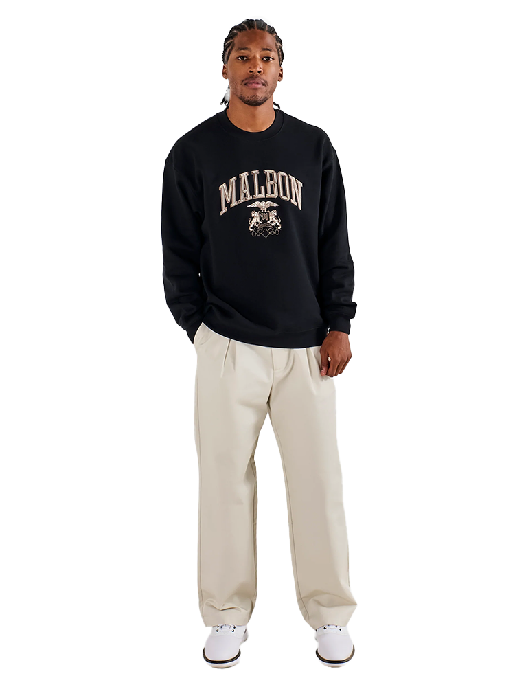 Malbon Cadet Oxford Sweatshirt - Black