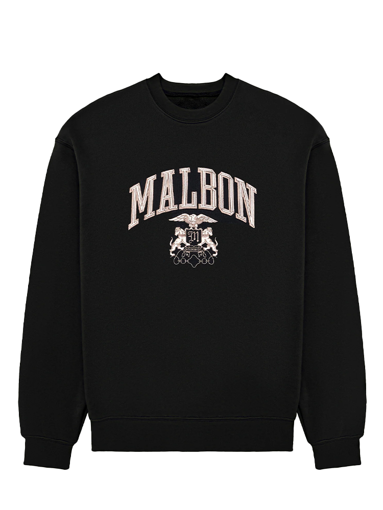 Malbon Cadet Oxford Sweatshirt - Black