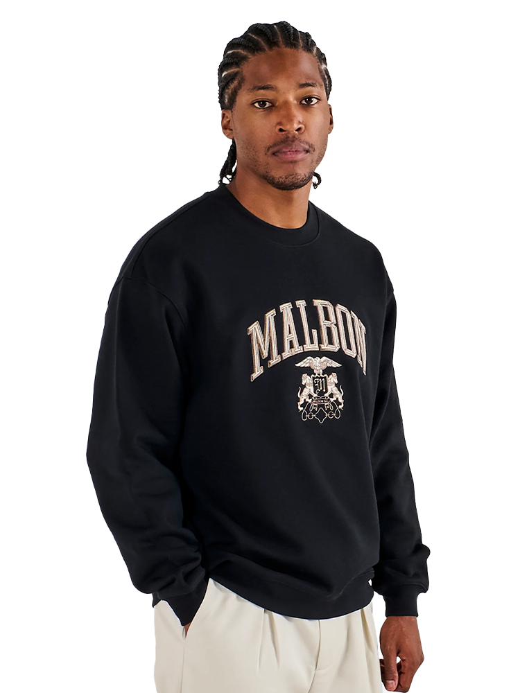 Malbon Cadet Oxford Sweatshirt - Black