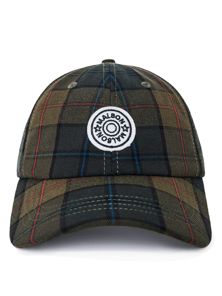 Malbon Waxed Cotton Strapback Cap