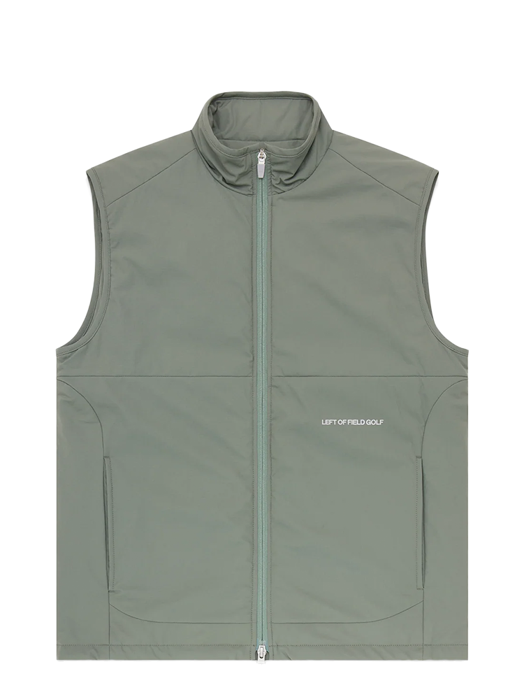Left Of Field Golf Anderson Insulated Vest - Green