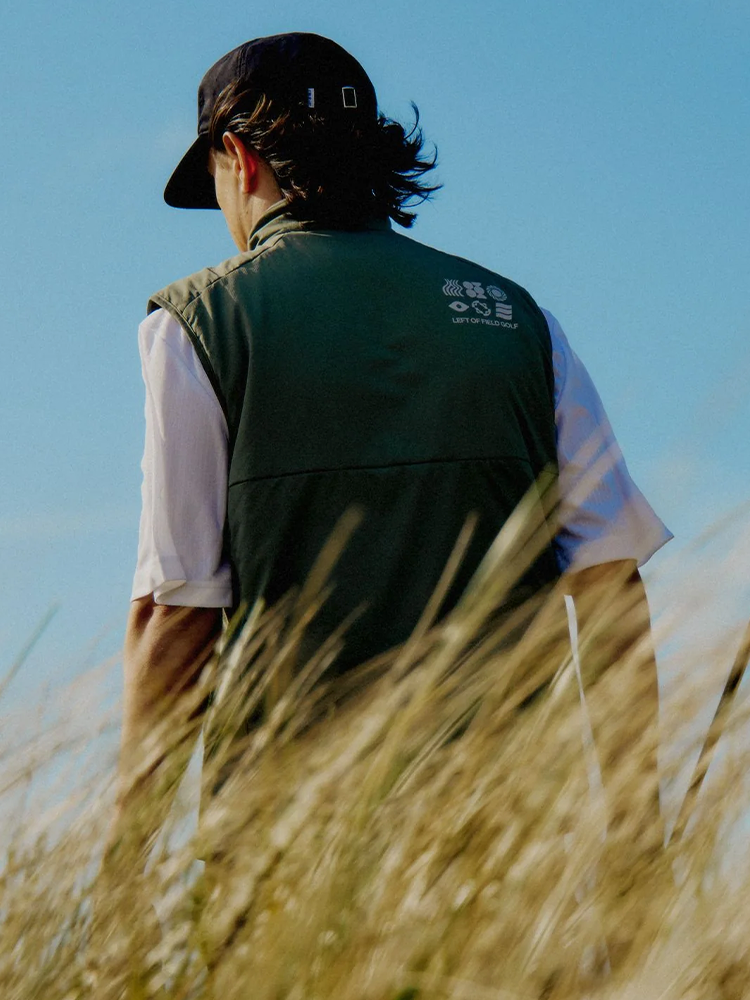 Left Of Field Golf Anderson Insulated Vest - Green