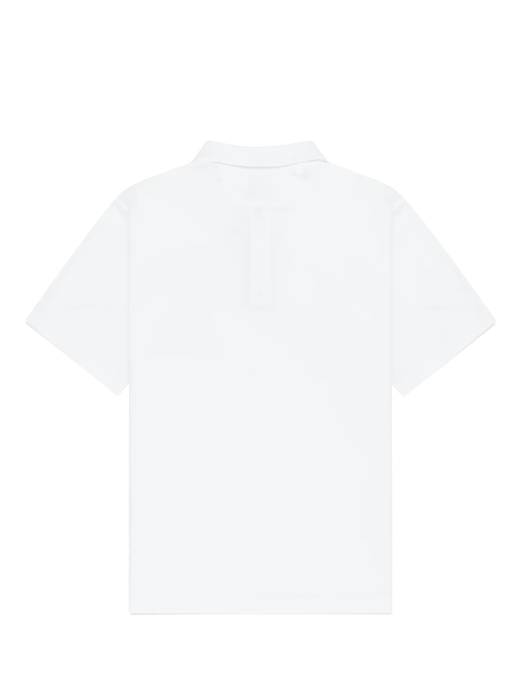 Left Of Field Golf Bass Straight MV Polo - White