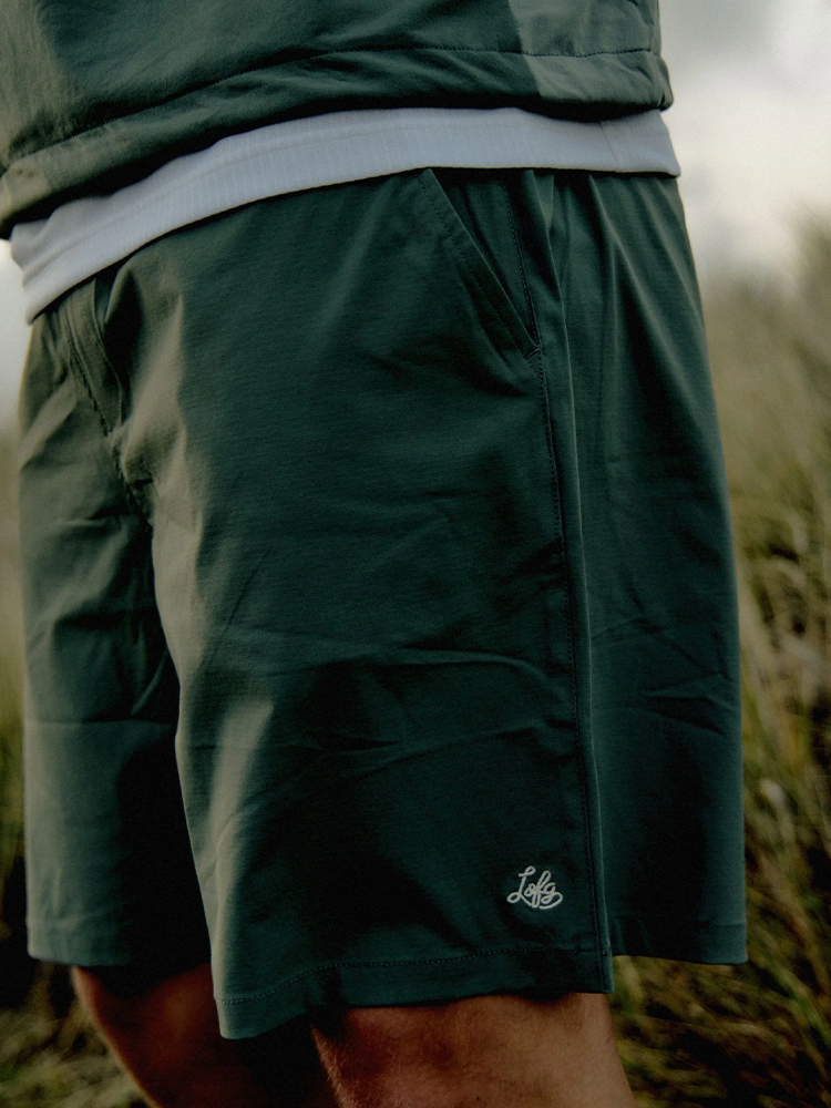 Left Of Field Golf Dune Golf Short - Green