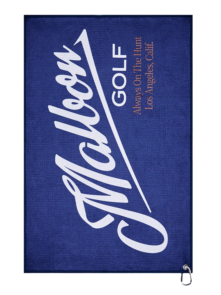 Malbon Paisley Golf Towel - Navy