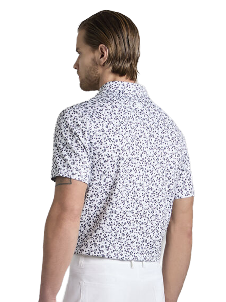 G/FORE Garden Tech Stretch Jersey Polo - Twilight