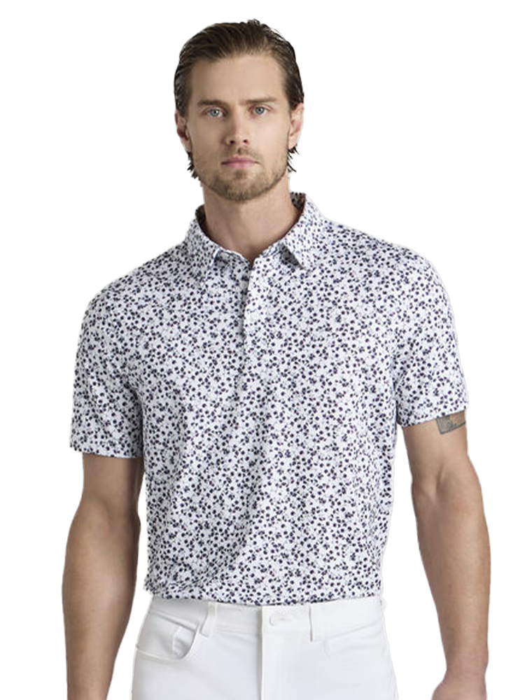 G/FORE Garden Tech Stretch Jersey Polo - Twilight