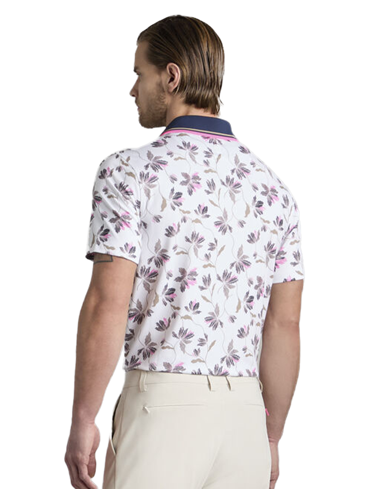 G/FORE Iris Tech Stretch Jersey Polo - Snow