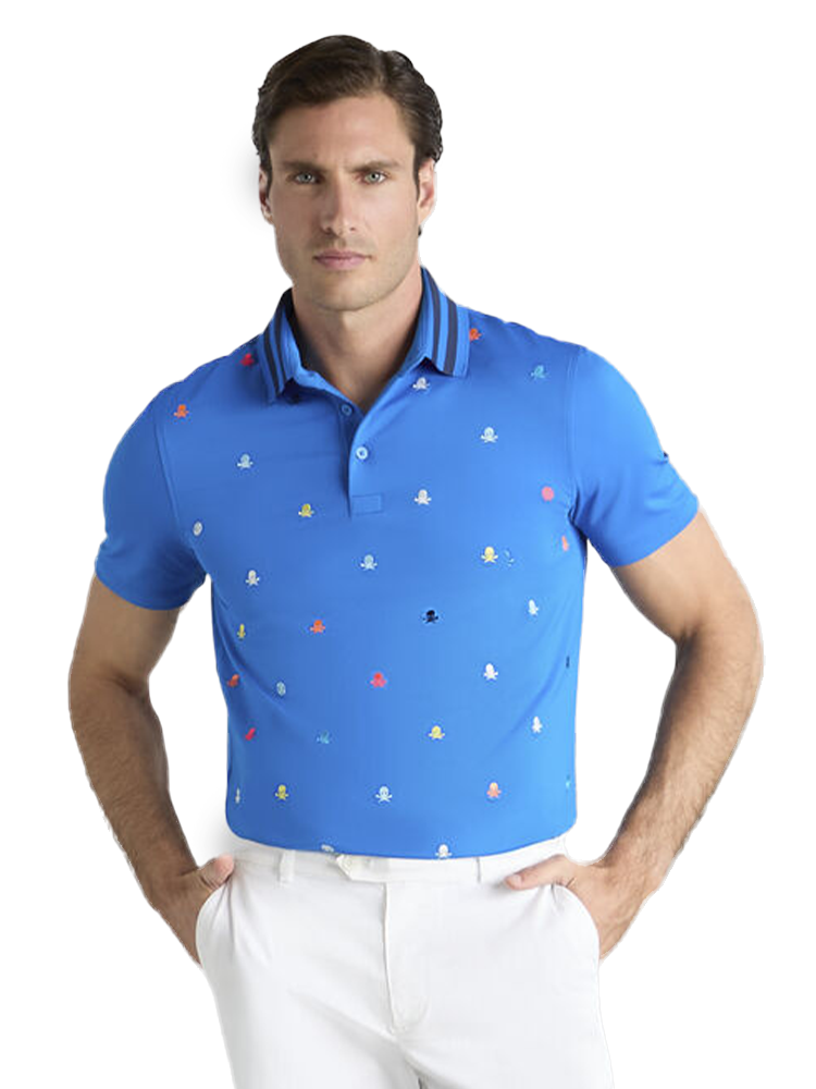 G/FORE Embroidered Tech Jersey Polo - Lisbon