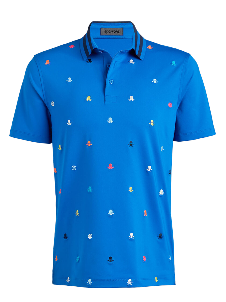 G/FORE Embroidered Tech Jersey Polo - Lisbon