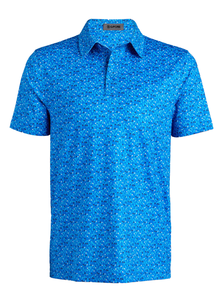 G/FORE Aye Poppy Tech Jersey Polo - Lisbon