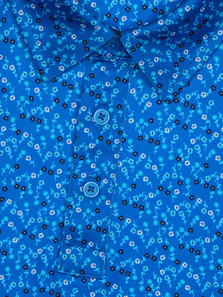 G/FORE Aye Poppy Tech Jersey Polo - Lisbon