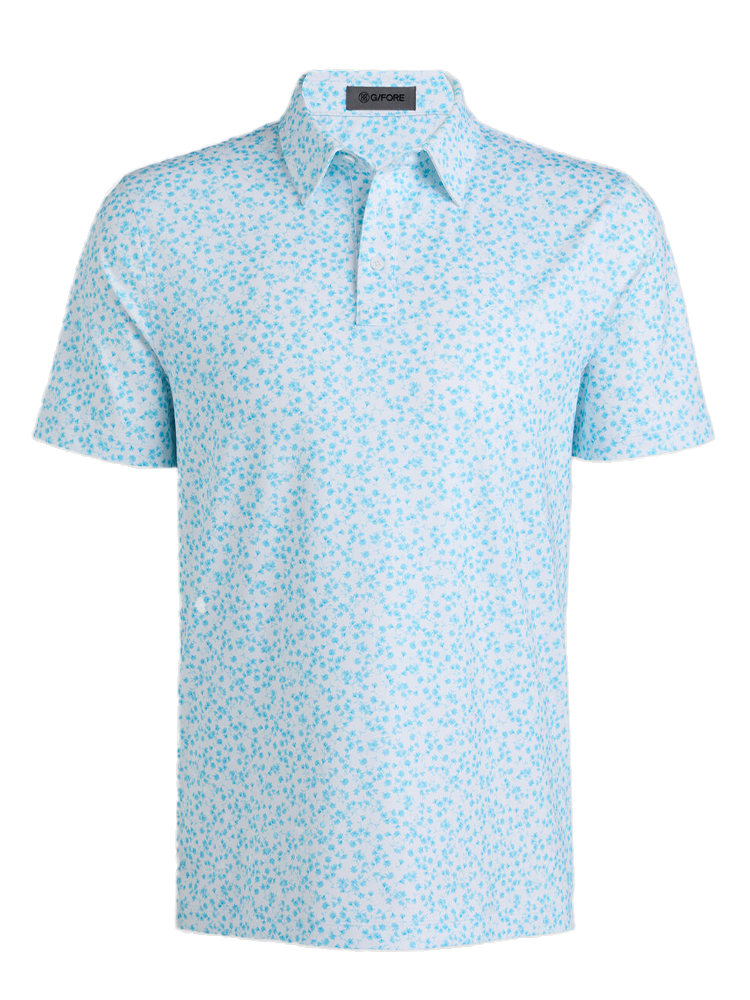 G/FORE Garden Tech Stretch Jersey Polo - Breeze