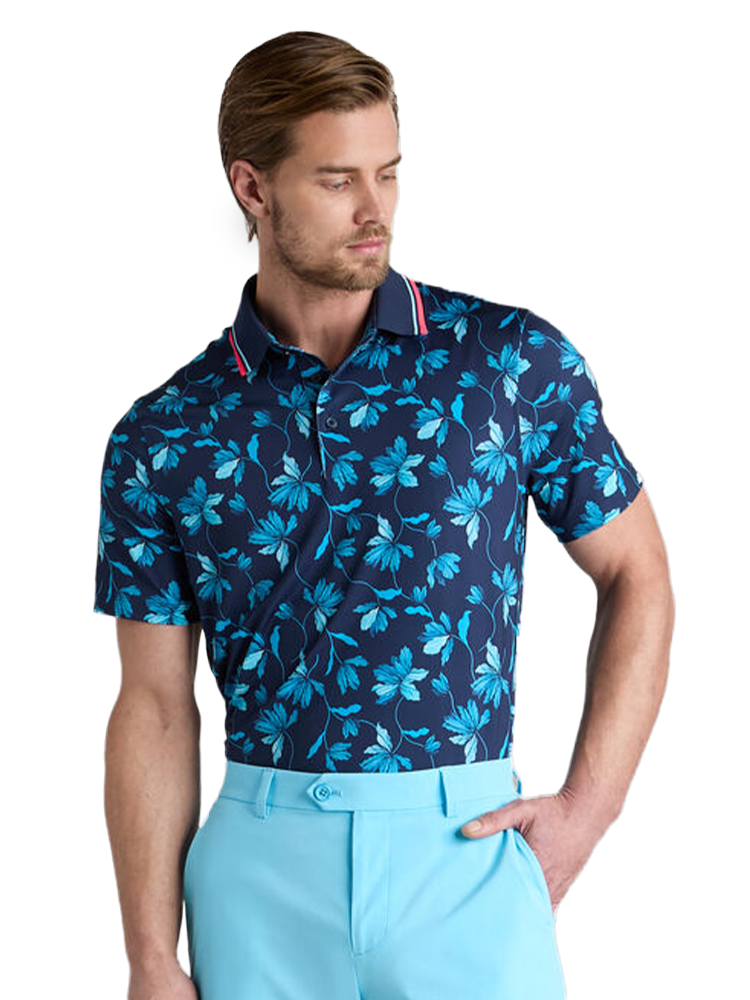 G/FORE Iris Tech Stretch Jersey Polo - Twilight