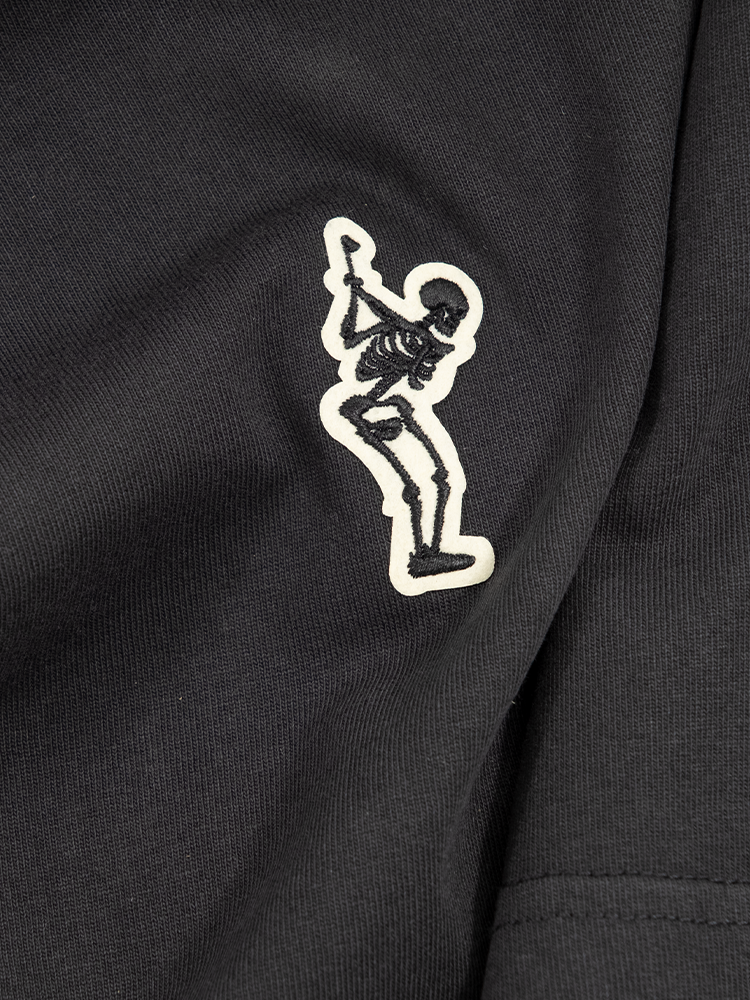 TRUE Linkswear Dead Golfer Relaxed Crew T-Shirt - Faded Black