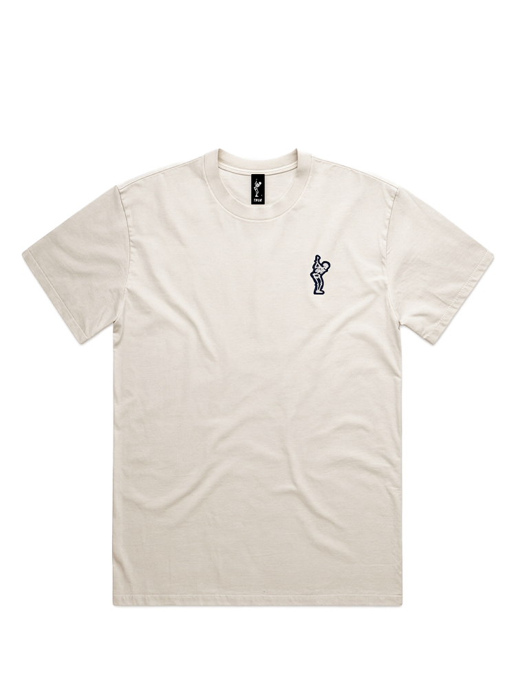 TRUE Linkswear Dead Golfer Relaxed Crew T-Shirt - Faded Bone