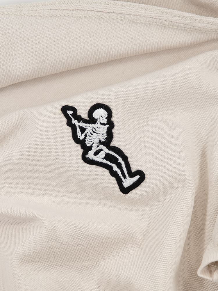 TRUE Linkswear Dead Golfer Relaxed Crew T-Shirt - Faded Bone