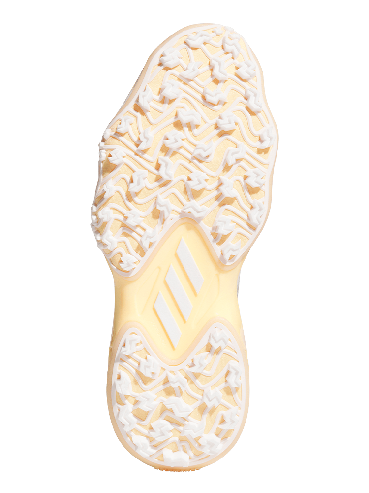 adidas Womens Codechaos 25 Spikeless Golf Shoes - Ftwr White/Ice Tangerine