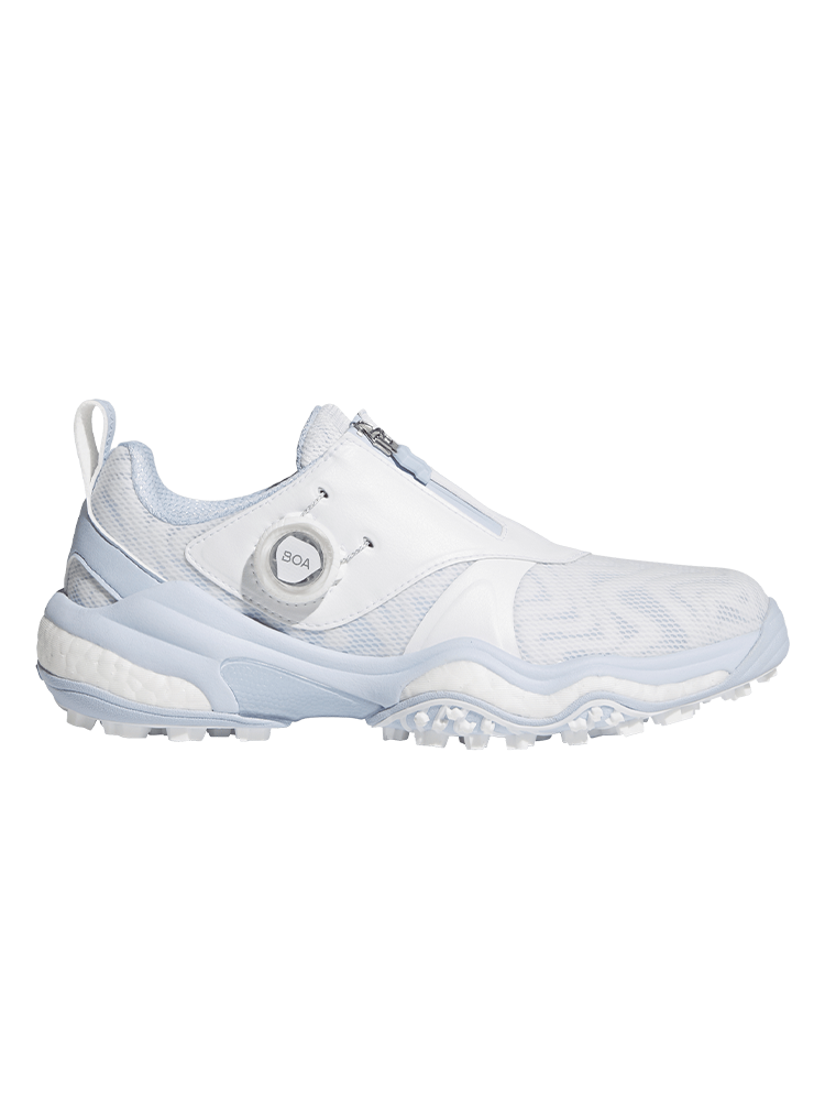 adidas Womens Codechaos BOA 25 Spikeless Golf Shoes - Ftwr White/Crystal Sky