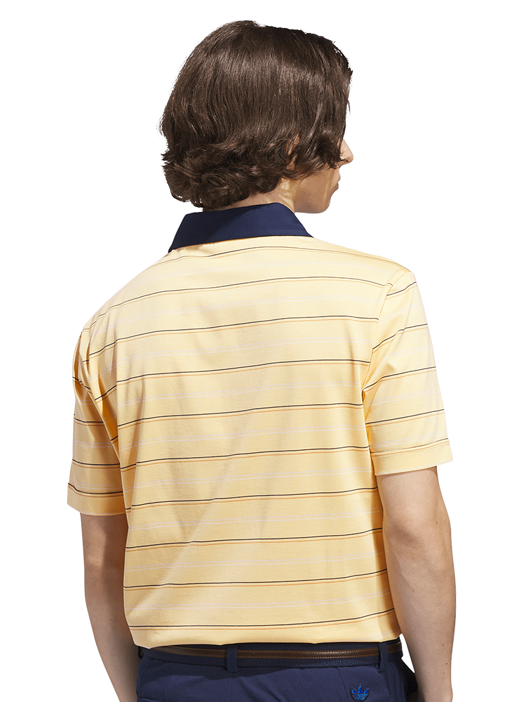 adidas Originals Archive Stripe Polo - Ice Tangerine