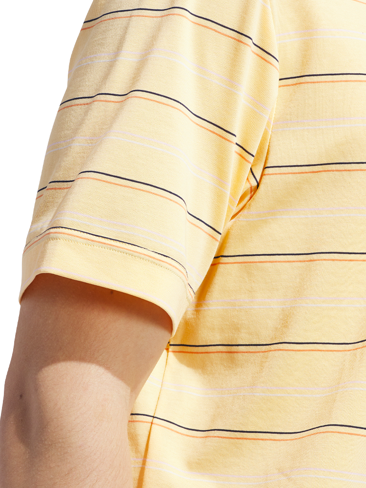 adidas Originals Archive Stripe Polo - Ice Tangerine