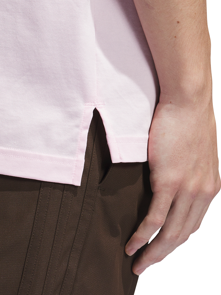 adidas Originals Pocket Polo - Clear Pink/Chalk White
