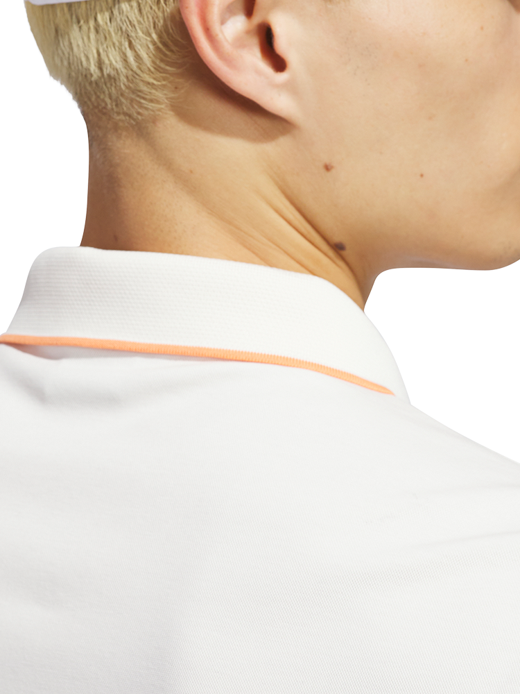 adidas Originals TWISTKNIT Trefoil Polo - Chalk White/Dusky Orange