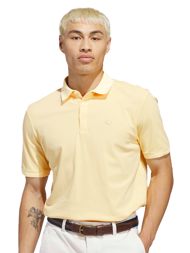 adidas Originals TWISTKNIT Trefoil Polo - Ice Tangerine