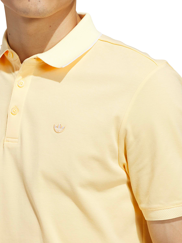 adidas Originals TWISTKNIT Trefoil Polo - Ice Tangerine
